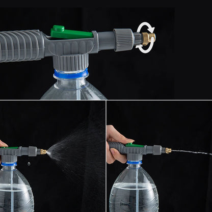 Rociador de agua mediante bomba manual!